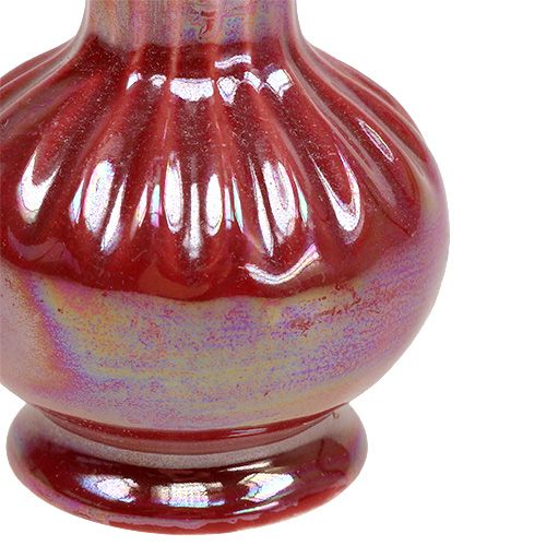 Floristik24 Mini vase Ø5cm H10cm perlemorød 6 stk