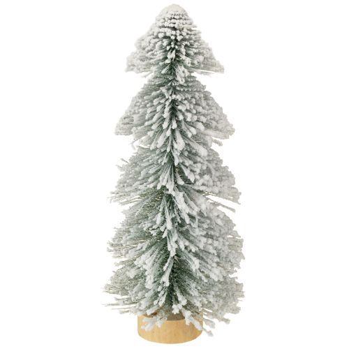 Floristik24 Mini juletræ LED julegran snedækket 40 cm