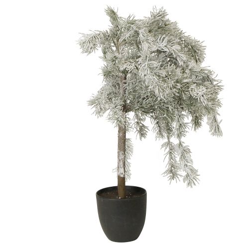 Artikel Mini juletræ Potted Ceder Sne Kunstig H60cm