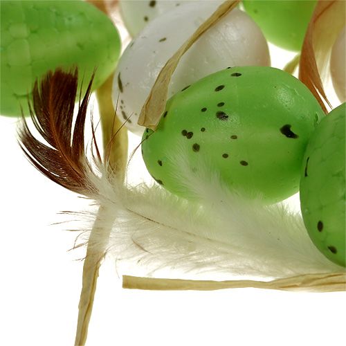 Floristik24 Miniæggegrøn-hvide 2,5cm 48 stk