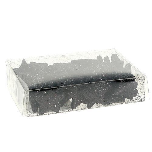 Artikel Mini glitterstjerne sort 2,5 cm 96 stk