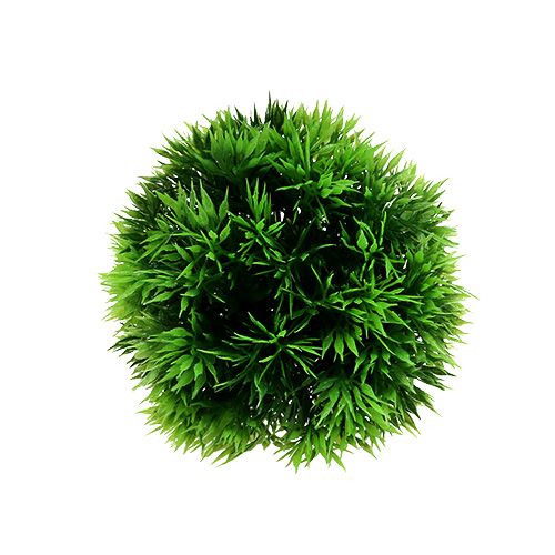 Mini græsbold dekorativ kugle grøn kunstig Ø10cm 1 stk