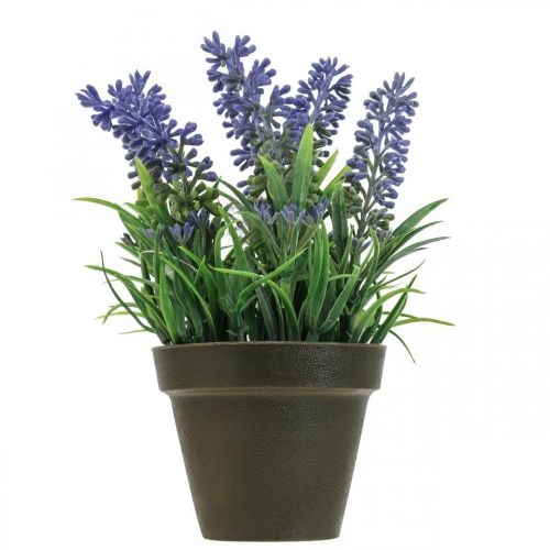 Artikel Mini lavendel i potte kunstig plante lavendel dekoration H16cm