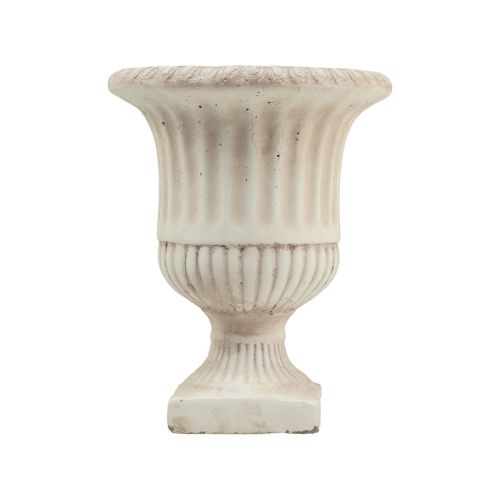 Floristik24 Mini Plantepottekop Beton Dekorativ Urtepotte Antik H16,5cm