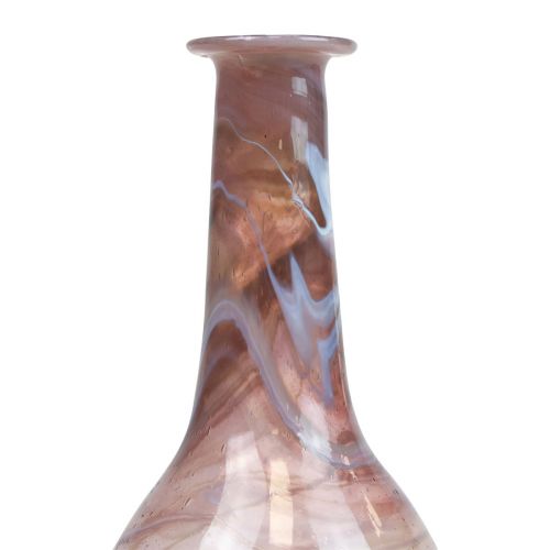 Artikel Mini glasvase blomstervase lilla Ø7,5cm H15cm