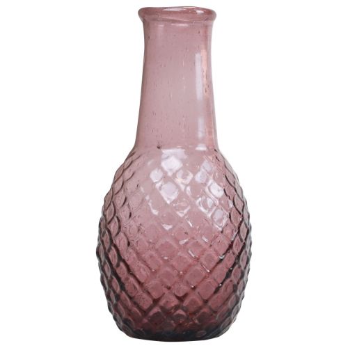 Artikel Mini Vase Lilla Glasvase Blomstervase Glas Diamanter Ø6cm H12cm