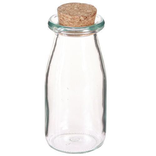 Artikel Minivaser glasvaser med kork H13,5cm Ø5,5cm 6stk