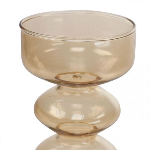 Floristik24 Minivaser Glas Dekorative glasvaser Farvet H15,5-17cm Sæt med 3
