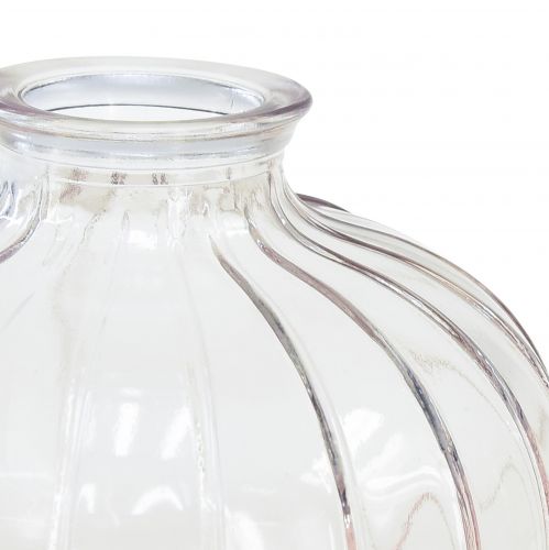 Floristik24 Minivaser dekorative glasvaser blomstervaser H8,5-11 cm sæt med 3