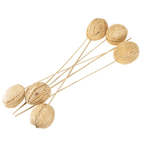 Artikel Mintolla-kugle bleget 8 cm - 10 cm L46 cm 6 stk.
