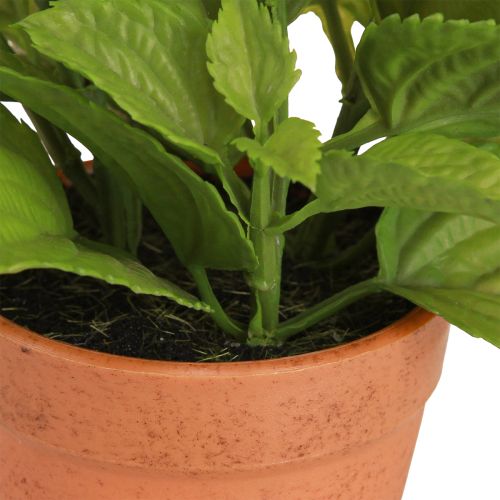 Artikel Mynte i potte Kunstige Urter Kunstige Planter 18cm 2stk
