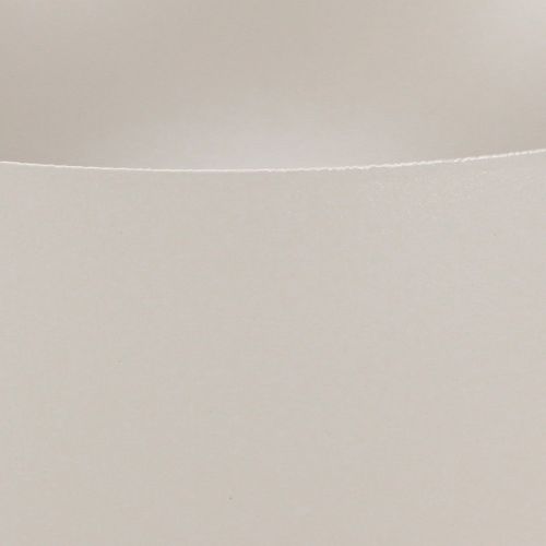 Artikel Moderne planteskål metal dekorativ trofæ grå Ø20cm H16,5cm
