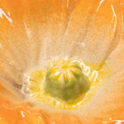 Artikel Keramiske valmueskulpturer, blomster i et kunstnerisk design til haven, 52 cm, 2 stk.