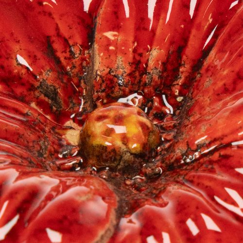 Artikel Keramik Valmueblomst Romantisk Dekoration til Forårshave og Blomsterbede 31 cm 6 stk.