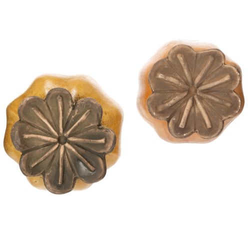 Artikel Havepæl med valmuefrøkapsel til stilfuldt havedesign, blomsterbed eller altan, 60 cm, 2 stk.