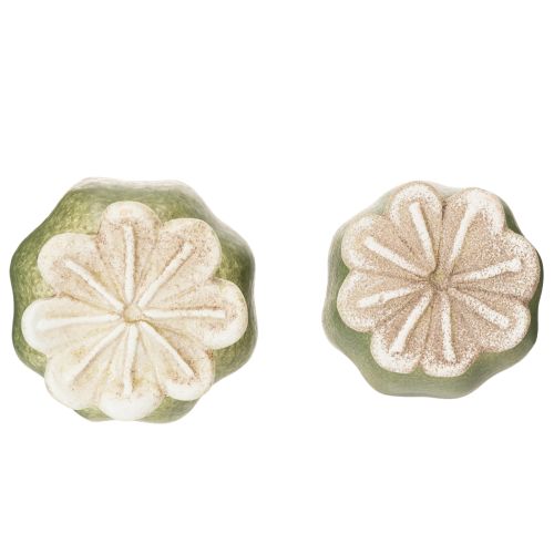 Artikel Valmuefrøkapsel havepæl dekorationer til charmerende havearrangementer 60 cm 2 stk.