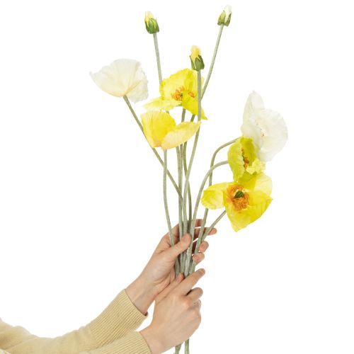 Artikel Kunstig valmuedekoration til stuer og kontorer, 95 cm