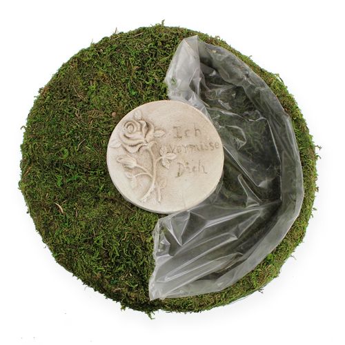 Floristik24 Mosekrans Ø 30cm med plantehul
