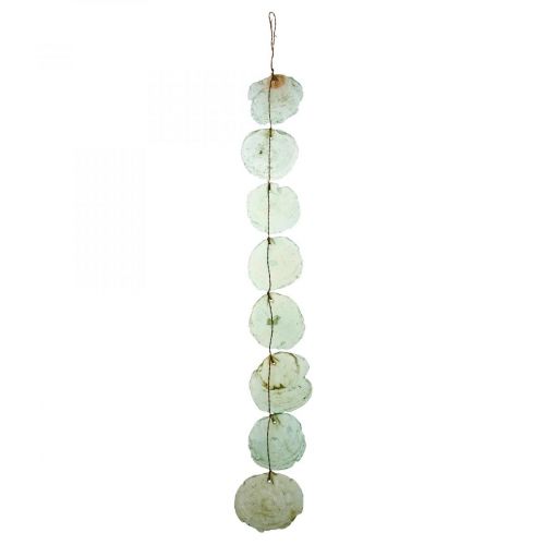 Skal Deco Capiz Garland Skal Garland Grøn 100cm