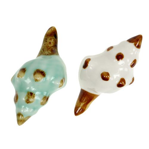 Floristik24 Porcelænsskal sort. 9,5 cm 2 stk