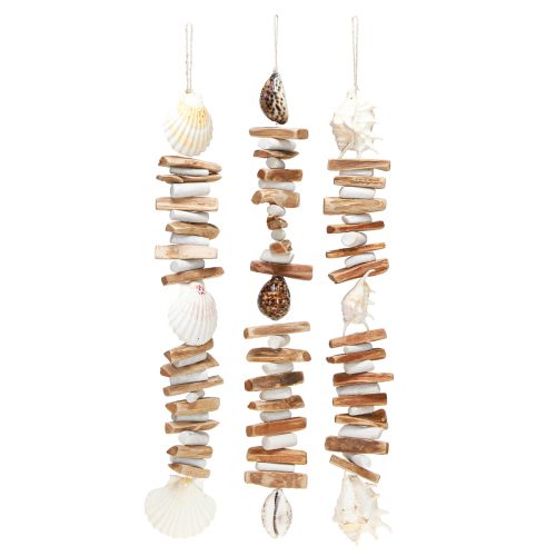 Artikel Skalguirlande havsnegle sommerdekoration natur assorteret 69cm 3stk