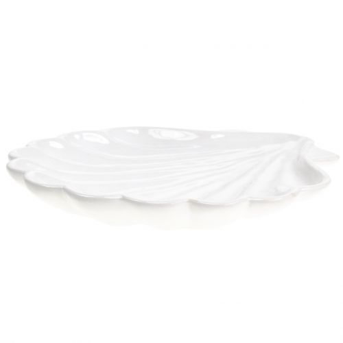 Floristik24 Dekorativ shell shell hvid 15cm x 16cm 3stk