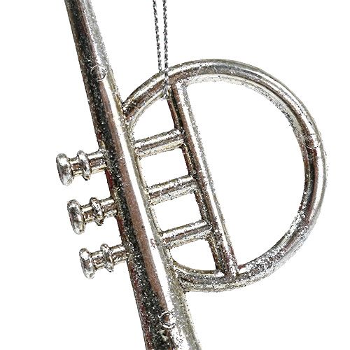 Floristik24 Musikinstrumenter sorteres. 12cm - 14,5cm sølv 3stk