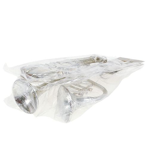 Floristik24 Musikinstrumenter sorteres. 12cm - 14,5cm sølv 3stk