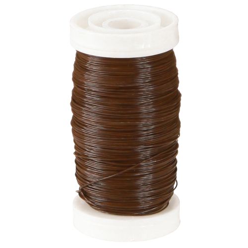 Floristik24 Myrtle Wire Brun 0,35mm 100g