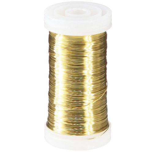 Floristik24 Myrtetråd guld 0,30mm 100g