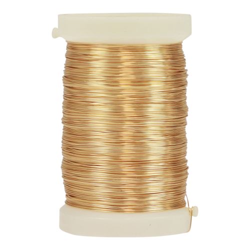 Artikel Blomsterhandler tråd myrtråd dekorativ tråd guld 0,30mm 100g 3 stk.