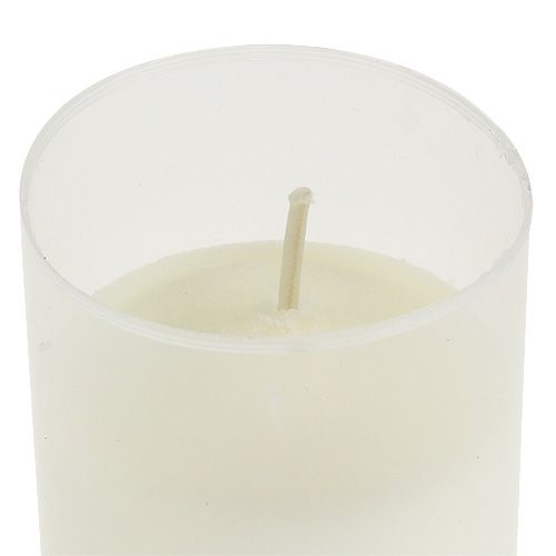 Artikel Refill lys til gravlys hvid H10cm 12 stk