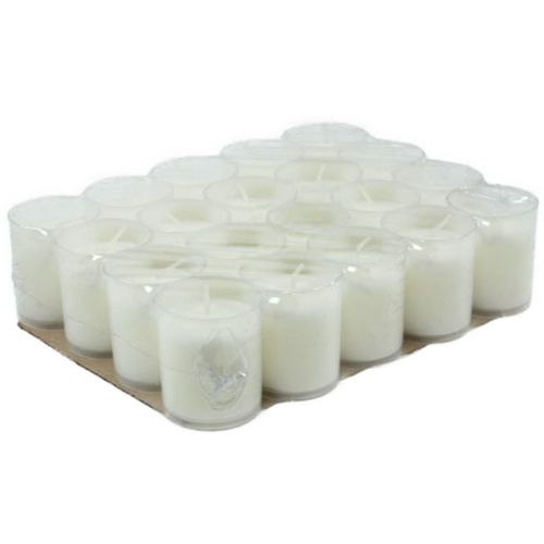 Artikel Refill lys til grav lys hvid H5,8cm 20 stk