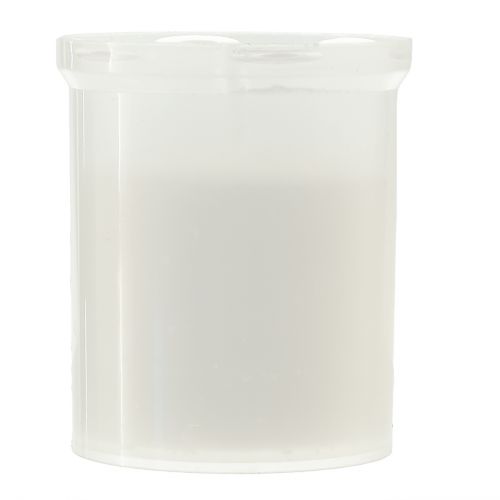 Artikel Refill lys til gravlys hvid 22h H6,5cm 15stk