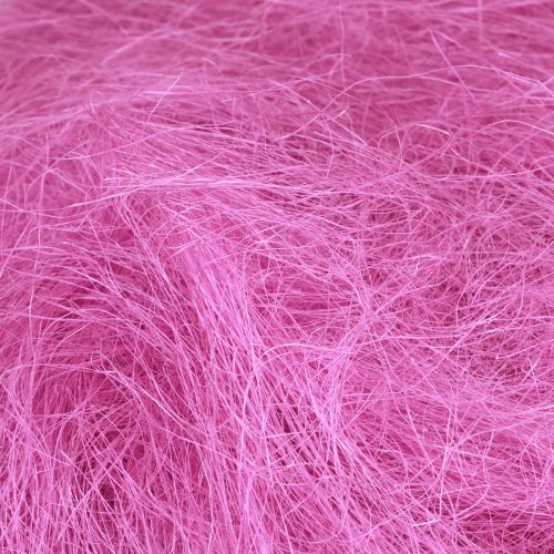 Artikel Naturfiber sisal græs til håndværk Sisal græs pink 300g