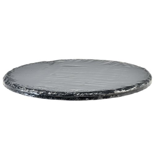 Artikel Naturskiferplade rund stenbakke sort Ø25cm 2 stk