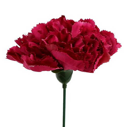 Floristik24 Nellik Pink Ø9cm L11cm 12 stk