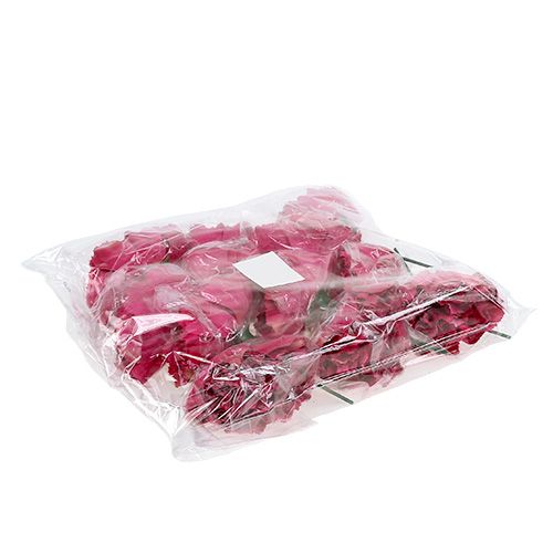 Floristik24 Nellik Pink Ø9cm L11cm 12 stk