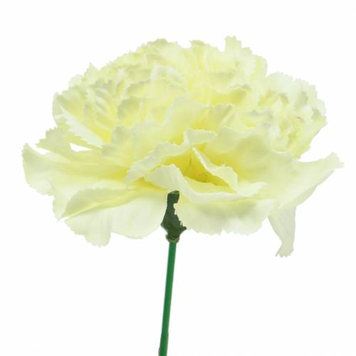 Nellikeblomst hvid Ø9cm 12stk