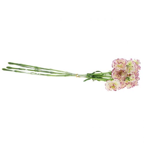 Artikel Nellik Hvid-Lilla 64cm 4 stk
