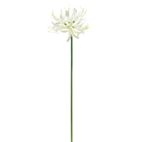 Artikel Nerine Guernsey Lily Kunstig Blomst Hvid Gul Ø15cm L65cm