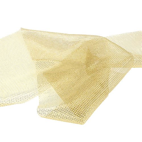 Floristik24 Net stof guld med glitter 15cm 5m