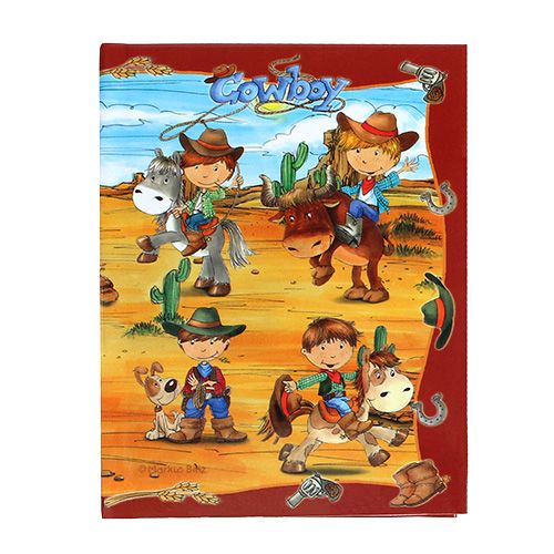 Floristik24 Notebook til drenge Cowboy A6 1p
