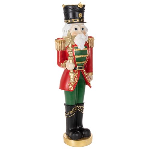 Nøddeknækker Dekorativ Figur Festlig Juledekoration 59cm købe | Floristik24.dk