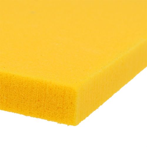 Floristik24 Blomsterskum designerpaneler plug-in størrelse gul 34,5 cm × 34,5 cm 3 stk