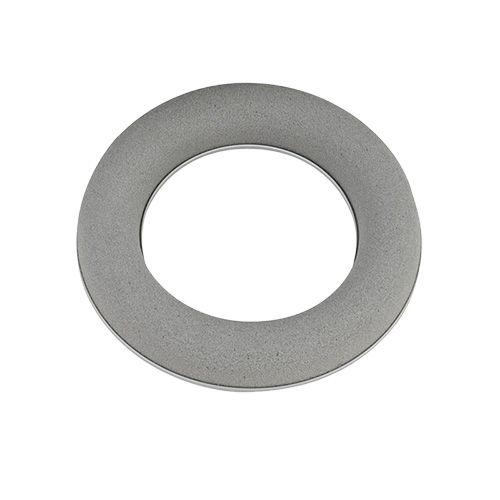 Floristik24 Blomster skumring krans grå H3cm Ø20cm 6 stk