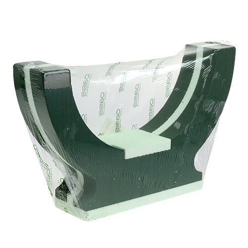 Artikel Blomsterskum urne halvring sorgsmykker H29cm Ø47cm 1 stk