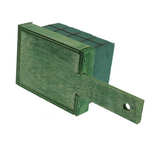 Artikel Blomsterskum klodser med træbund 21cm x 9cm x 8cm 8 stk