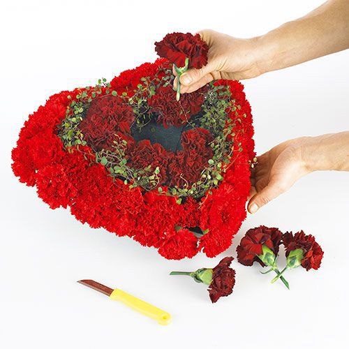 Artikel OASIS® Biolit® hjerte stort 34cm 2 stk