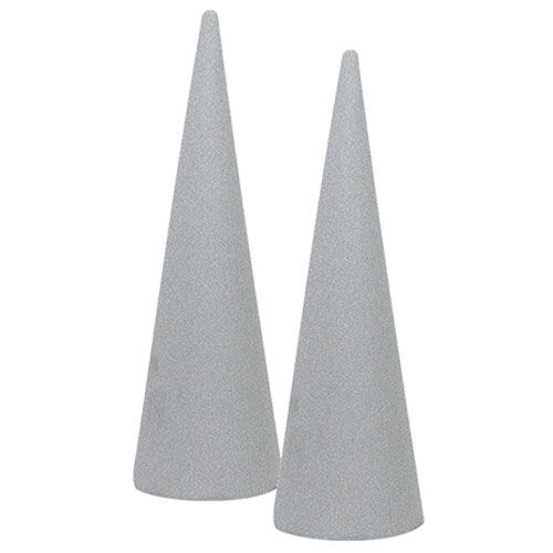 Artikel Blomsterskumkegle tør blomstermasse H50cm 2 stk